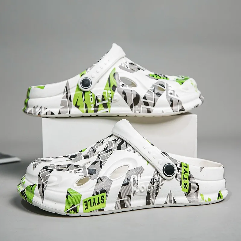 Croc Style Clog - Übergrößen Neue Herren-Hausschuhe Sommer Outdoor Dicke