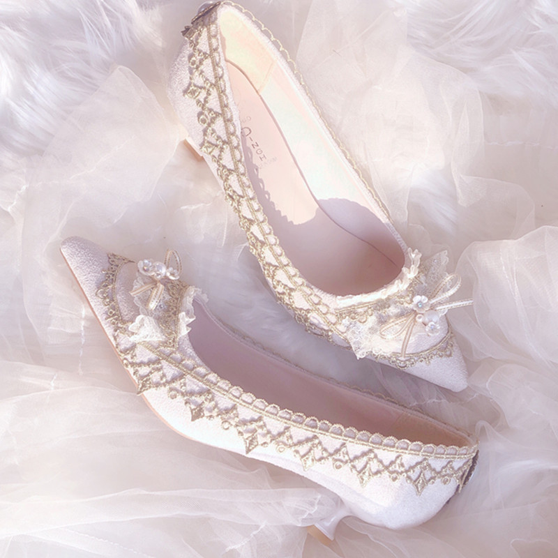 Court Heel Pointed - Lolita gericht stil hohe ferse spitz