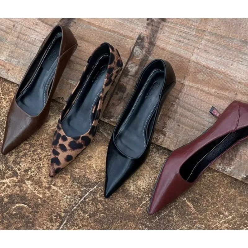Women Shoes With Heels - 2024 Damen Sexy High Heels Burgund