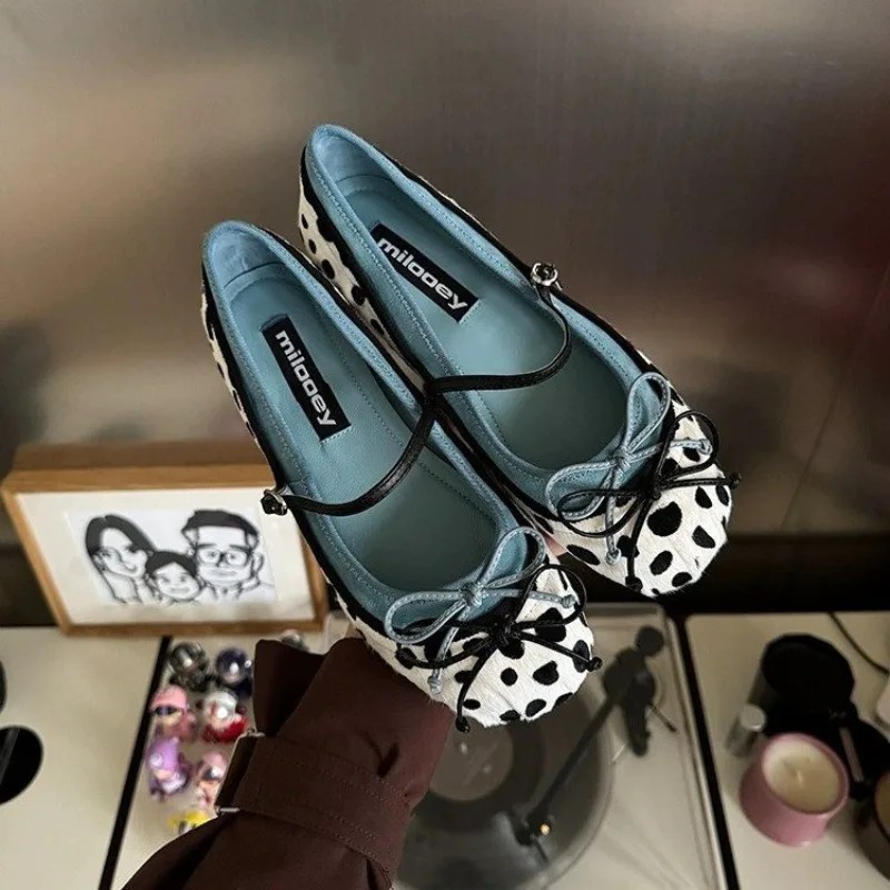 Women'S Shoes Round Toe - 2026 Französische Ballerinas mit flacher Sohle
