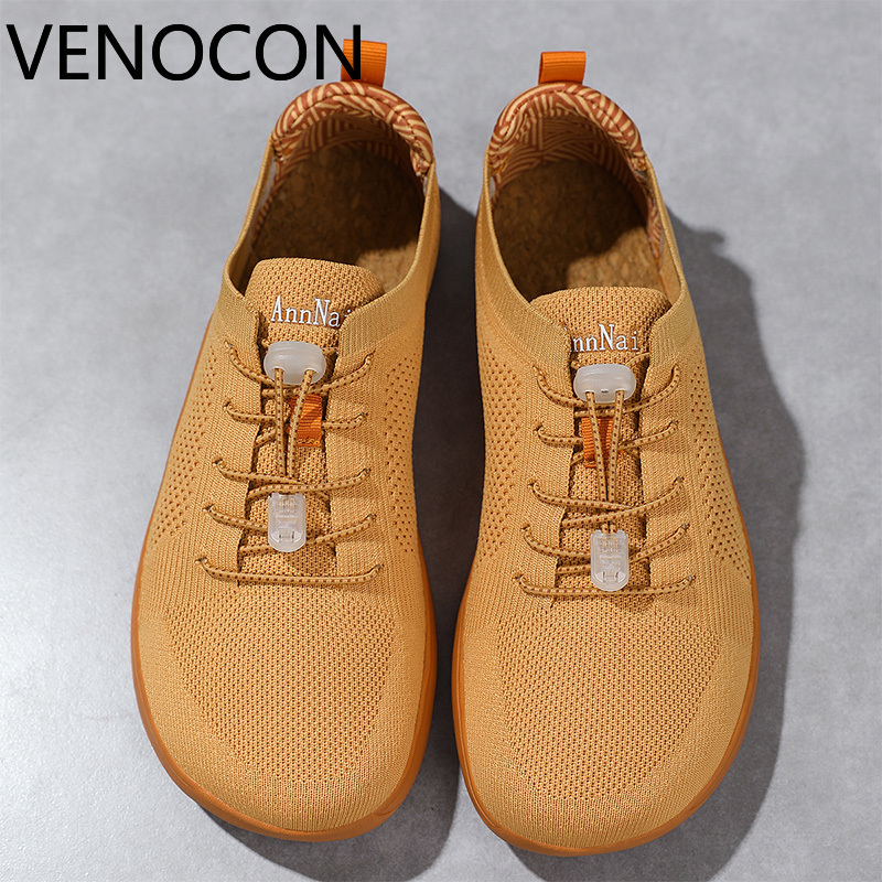 Women'S Shoes Zero Drop - VENOCON Barfußschuhe mit breiter Zehenbox, minimalistischem,