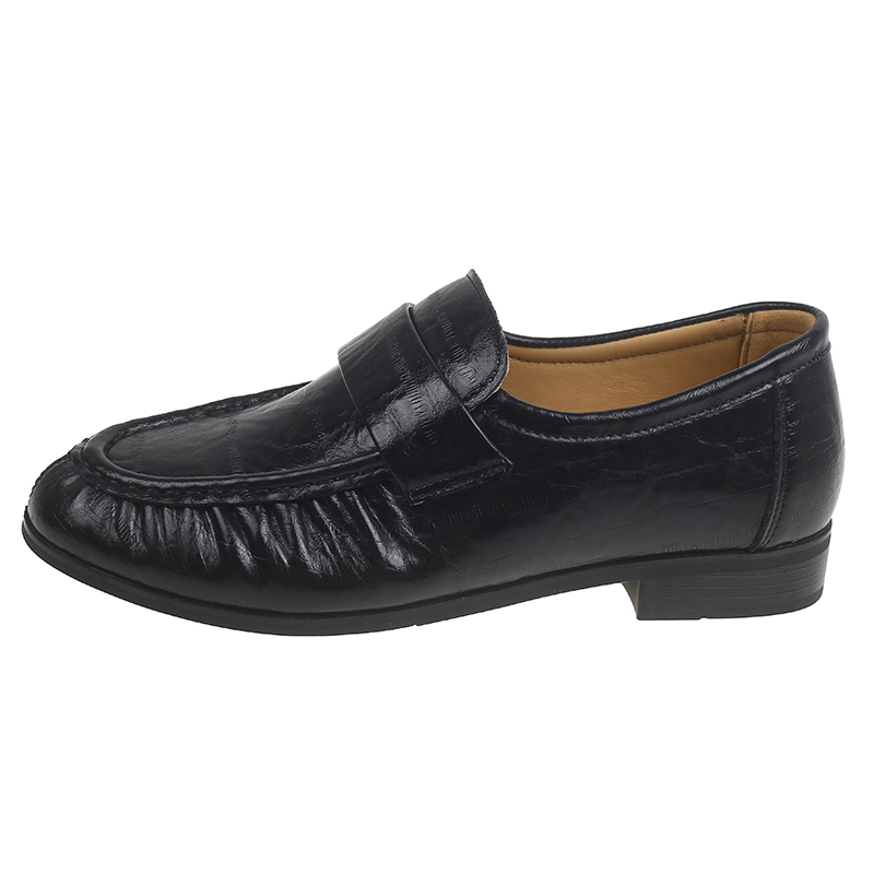 Women'S Shoes Round Toe - Modische runde Zehenpartie, plissierte Damenpumps, lässige