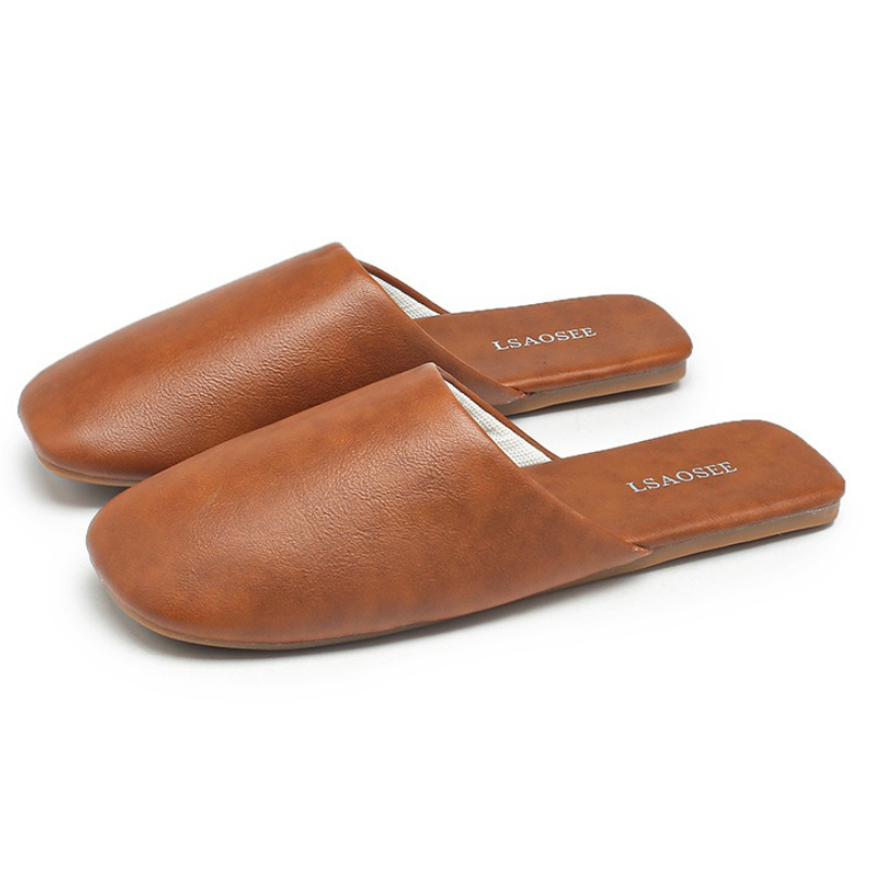 Women Shoes Japanese Brand - Concise Komfort Hause Hausschuhe Frauen Pu