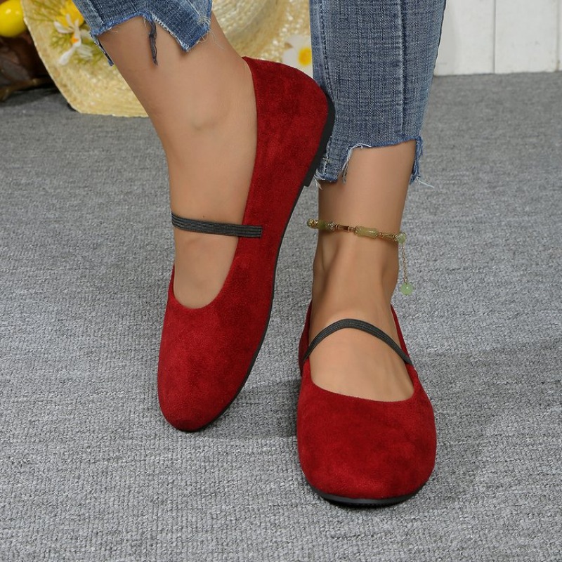 Women'S Shoes Round Toe - Ballerinas für Damen mit runder Zehenpartie