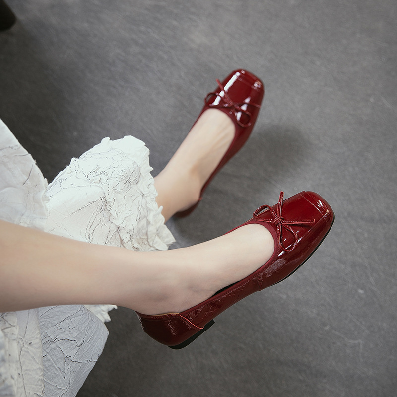 Echtes Leder, runde Zehenparti – Women Shoes Japanese Brand Bewertung und Preis