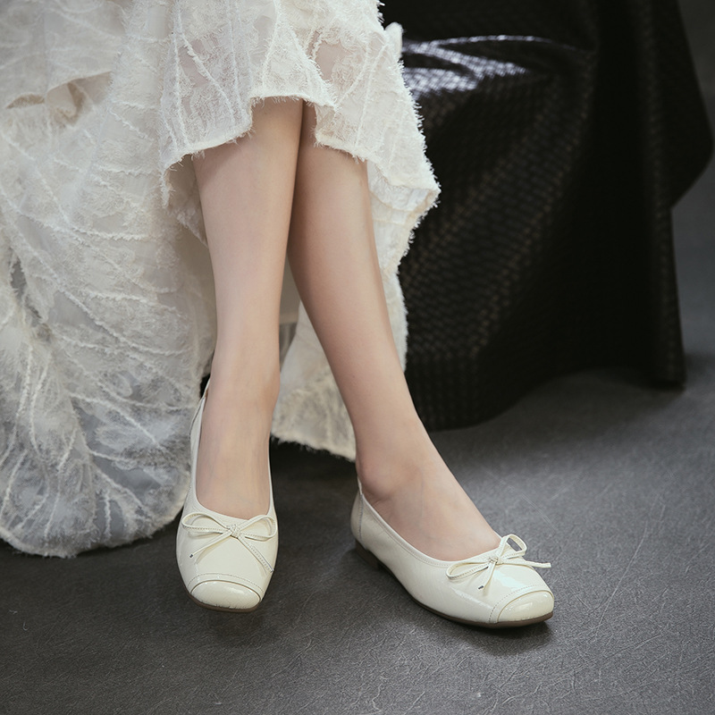 Echtes Leder, runde Zehenparti – Women Shoes Japanese Brand Bewertung und Preis