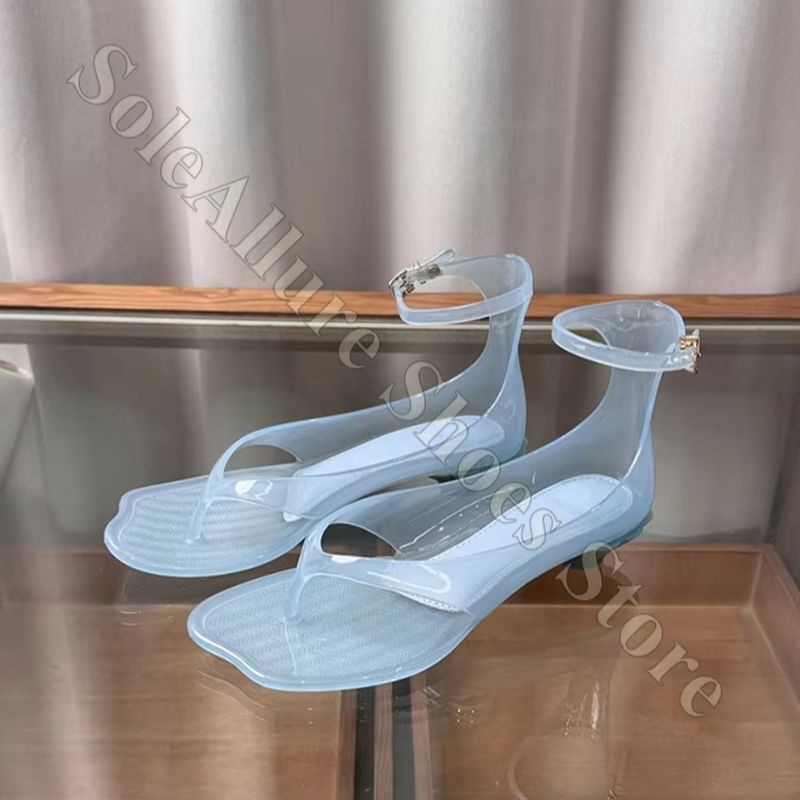 Glitzer-Jelly-Sandalen mit Knö – Jelly Sandal Women Bewertung und Preis