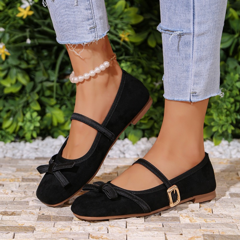 Vintage Mary Jane Flats mit Le – Women'S Shoes Round Toe Bewertung und Preis