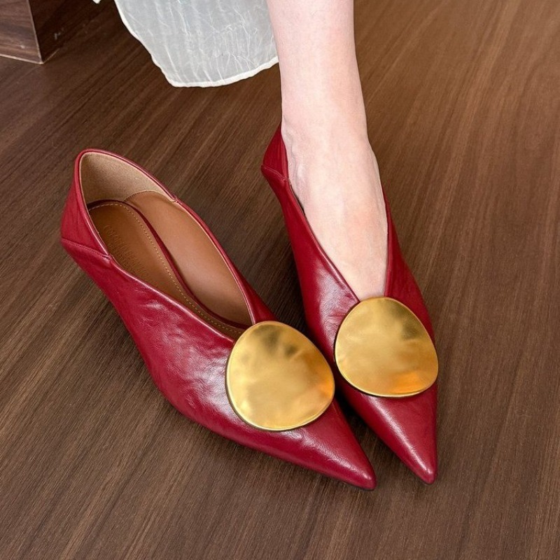 2025 frühling Sommer Spitz Sch – Women Shoes With Heels Bewertung und Preis