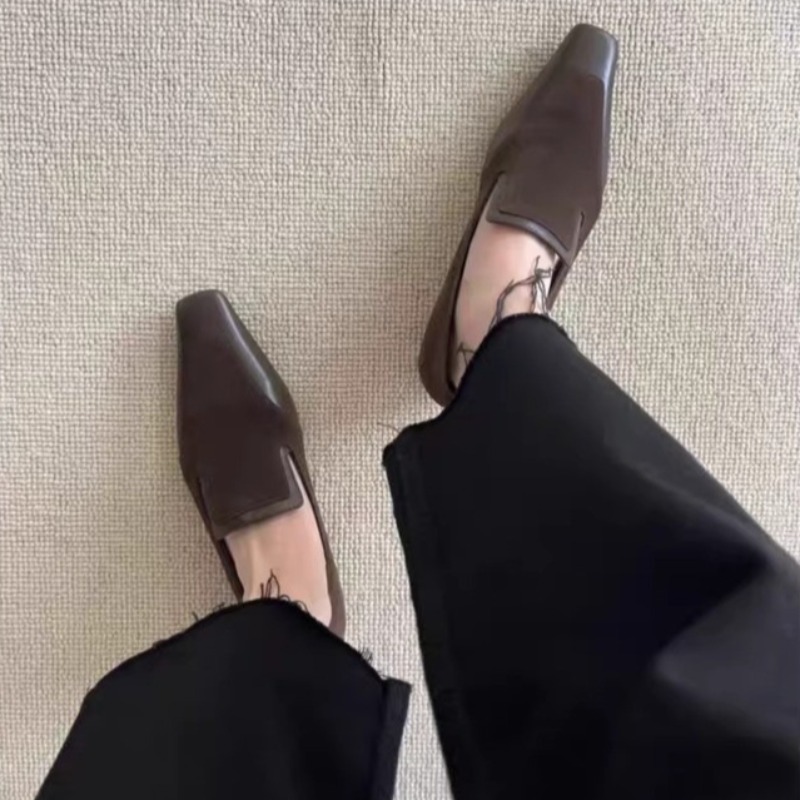 Retro Quadratische Spitze Tief – Women Shoes With Heels Bewertung und Preis