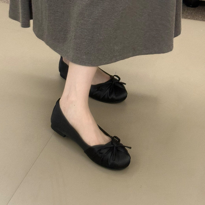 2026 Neue Schleifenknoten-Sati – Women'S Shoes Round Toe Bewertung und Preis