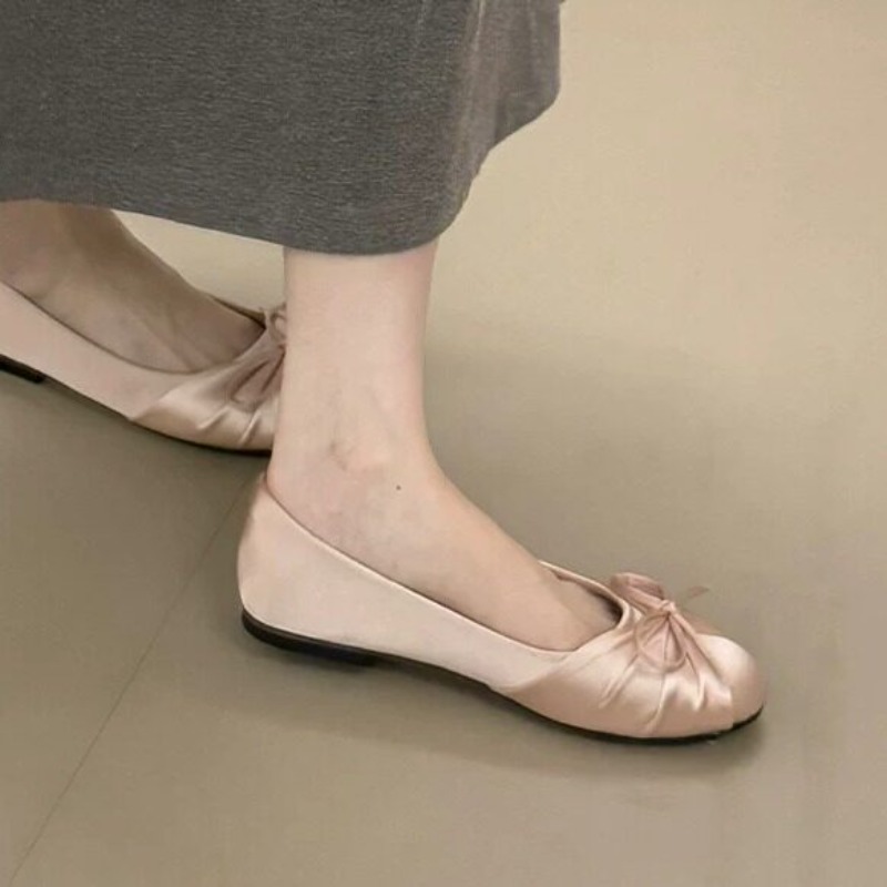 2026 Neue Schleifenknoten-Sati – Women'S Shoes Round Toe Bewertung und Preis