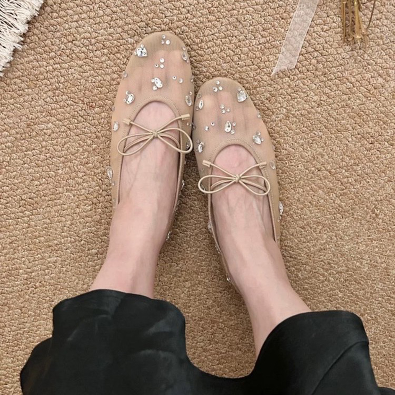 Elegante Damen-Ballerinas mit  – Women'S Shoes Round Toe Bewertung und Preis