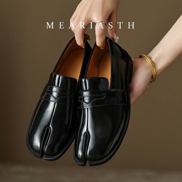 Schwarze Tabi-Schuhe mit getei – Women'S Shoes Wide Width Bewertung und Preis