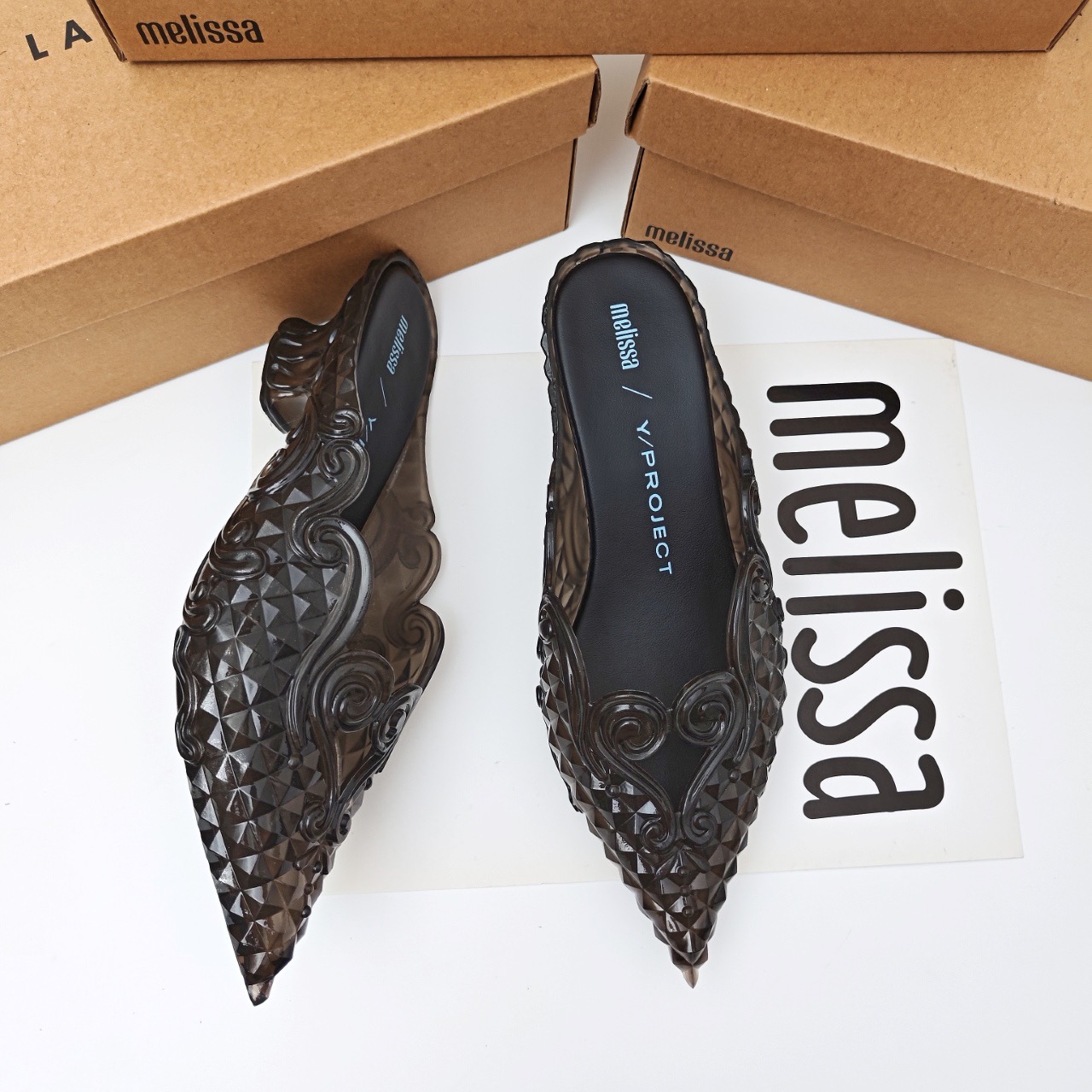 Mini Melissa Gericht Spitz Fla – Court Heel Pointed Bewertung und Preis