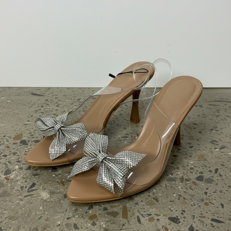 Transparente PVC-Strass-Schlei – Jelly Sandal Women Bewertung und Preis