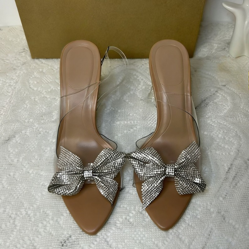 Transparente PVC-Strass-Schlei – Jelly Sandal Women Bewertung und Preis