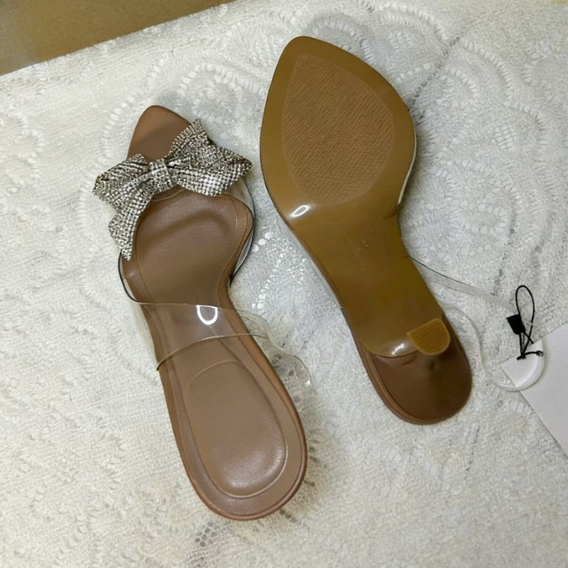 Transparente PVC-Strass-Schlei – Jelly Sandal Women Bewertung und Preis
