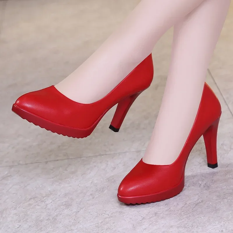 8 cm Kleine Größe 32-43 Neue F – Court Heel Pointed Bewertung und Preis
