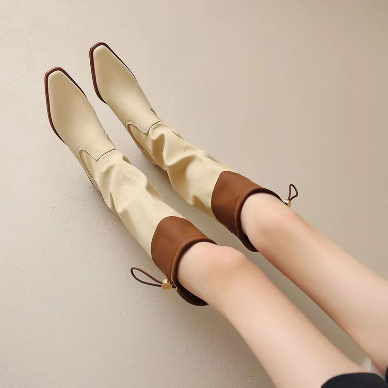 Aprikose, quadratische Zehenpa – Women Shoes Waterproof Bewertung und Preis