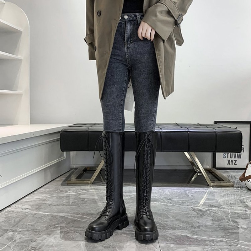 Damen-Kniehohe Stiefel mit Sch – Knee High Boots Women Bewertung und Preis