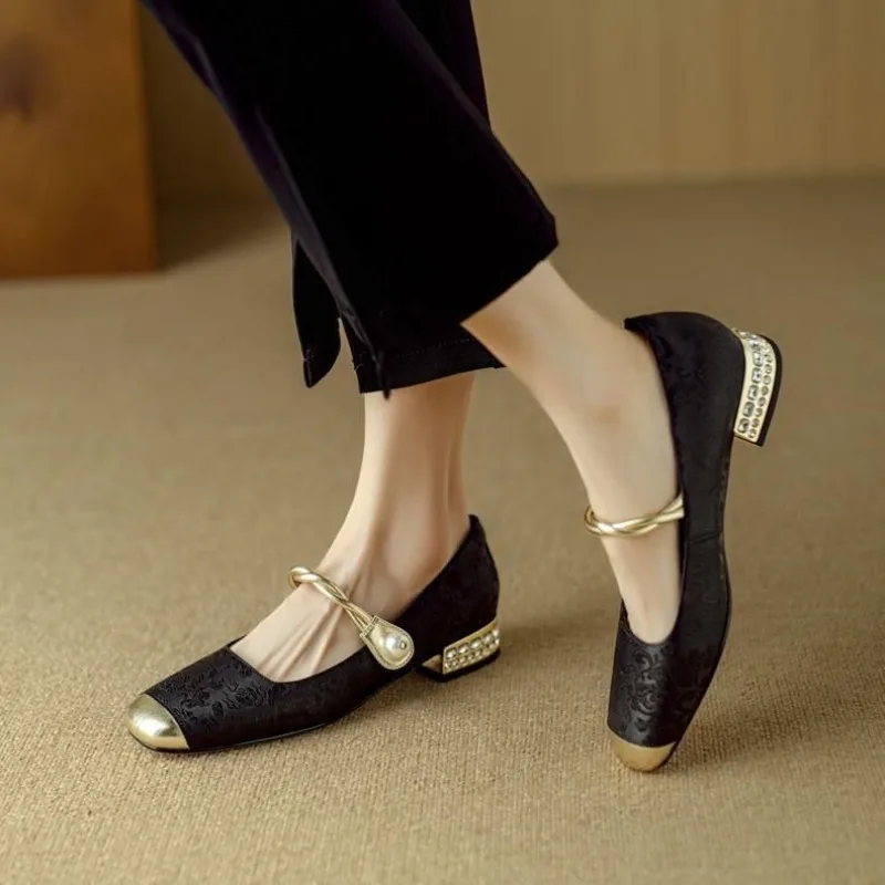 Damen-Pumps mit Blockabsatz, q – Women Shoes Japanese Brand Bewertung und Preis